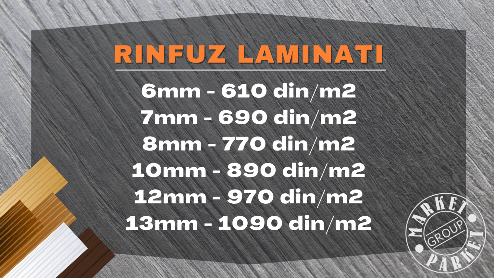 Rinfuz laminati - Market Parket