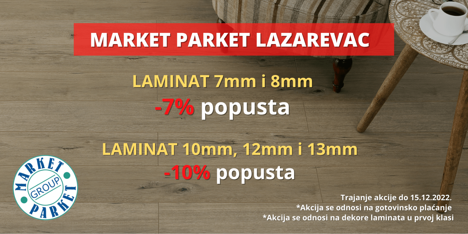 Akcija Lazarevac do 15.12.2022. godine